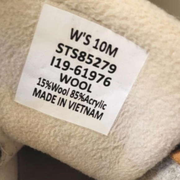 SPERRY Wool Topsider Saltwater Gulf Duck Boot Ivory Cream Waterproof Rain 10 - Picture 4 of 9